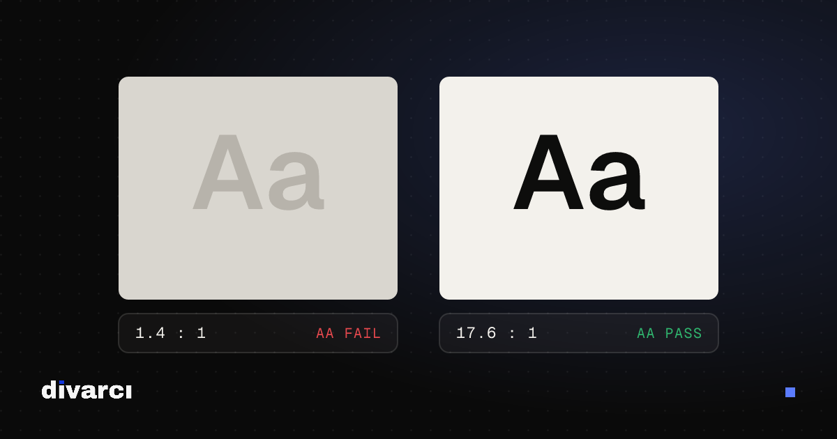 Color Contrast and Legibility: How to Read WCAG Ratios